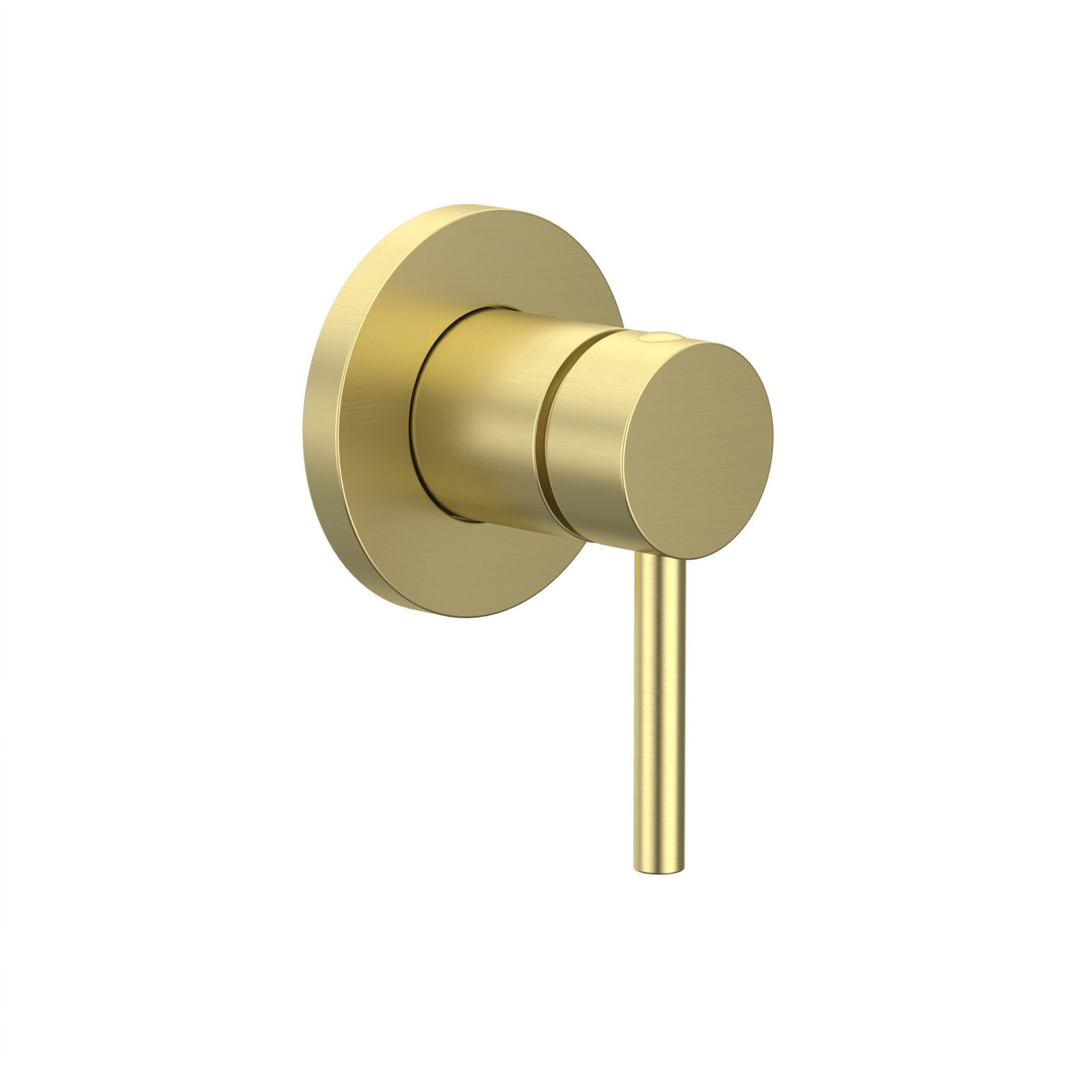 Linkware Elle Project Shower Mixer Trim Kit Brushed Gold
