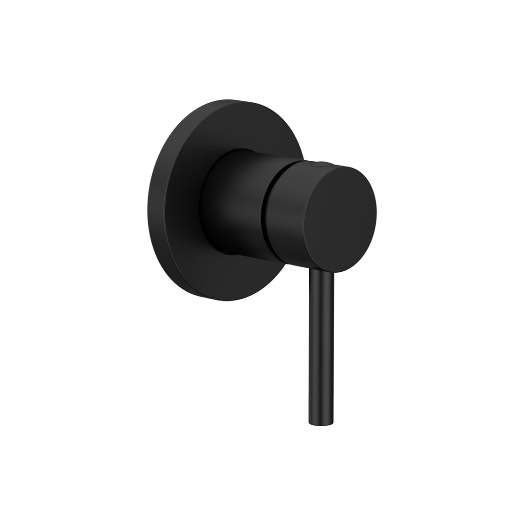 Linkware Elle Project Shower Mixer Trim Kit Matte Black