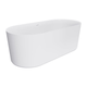 Fienza Empire Slim Solid Surface Bath Matte White Ext Gloss White Int 1700X780X580mm
