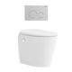 Lafeme Autolux Inwall Cistern Floor Pan Smart Toilet 592X400X492mm & Brushed Nickel Flush Plate