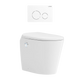 Lafeme Autolux Inwall Cistern Floor Pan Smart Toilet 592X400X492mm & Matte White Flush Plate
