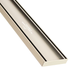 Lauxes Grates Slimline Tile Insert 21 Brushed Nickel 1M