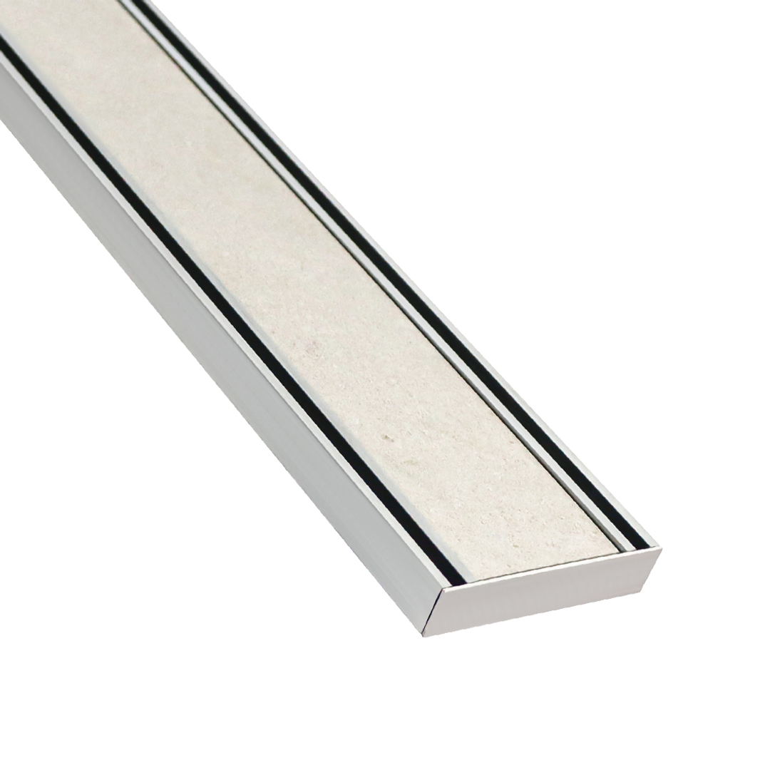 Lauxes Grates Slimline Tile Insert 21 Silver 2M