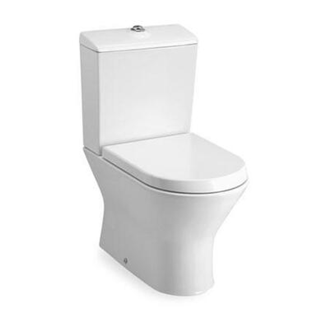 GALA NEXUS BTW TOILET SUITE BOTT INLET S/C SEAT P TRAP WHITE