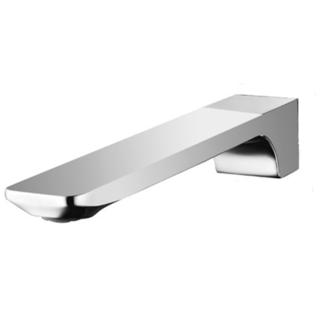 STREAMLINE AXUS WALL MOUNTED BATH SPOUT 220MM CHROME AX01510