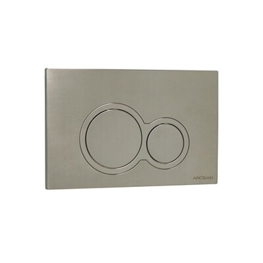 STREAMLINE KIBO ROUND BUTTON MECHANICAL FLUSH PANEL SATIN NICKEL