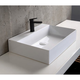 STUDIO BAGNO SHARD 60 WALL/BENCH BASIN  WHITE