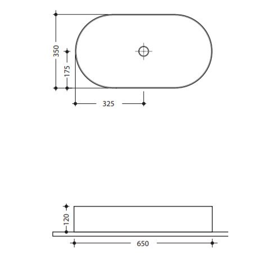 Studio Bagno Shard X Oval Basin