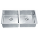 LINSOL Quadra Double Bowl Stainless Steel Sink