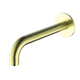 Bella Vista Mica Bath Spout Curved 250mm French Gold