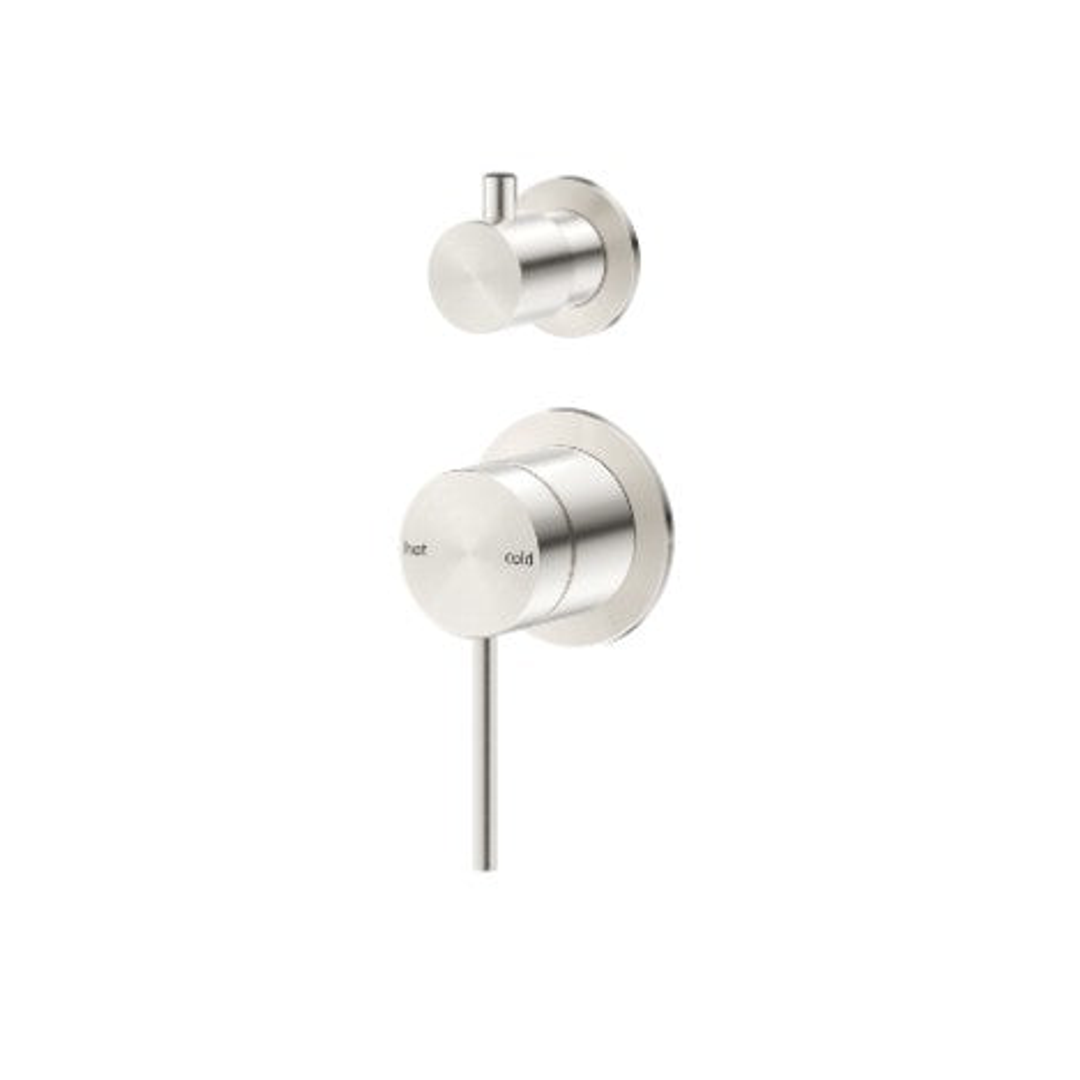 Bella Vista  Mica Shower Mixer Diverter - 2P - Trim Kit - Brushed Nickel