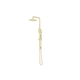 Bella Vista Dual Shower Rail - Round - French Gold