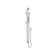 Bella Vista Shower Head On Rail Round Brushed Nickel