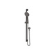 Bella Vista Shower Head On Rail Round Gun Metal