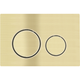 Best BM Geberit Sigma 20 Round Dual Flush Button Brushed Gold
