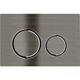 Best BM Geberit Sigma 20 Round Dual Flush Button Brushed Gunmetal