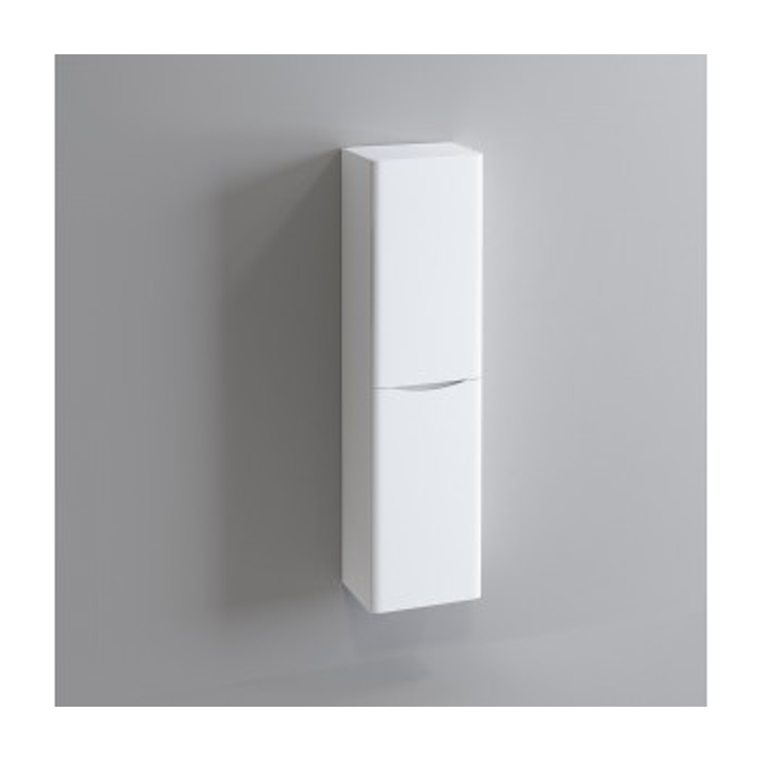 Belbagno Ancona Side Cabinet WHITE WOOD  400 X 300 X 1500