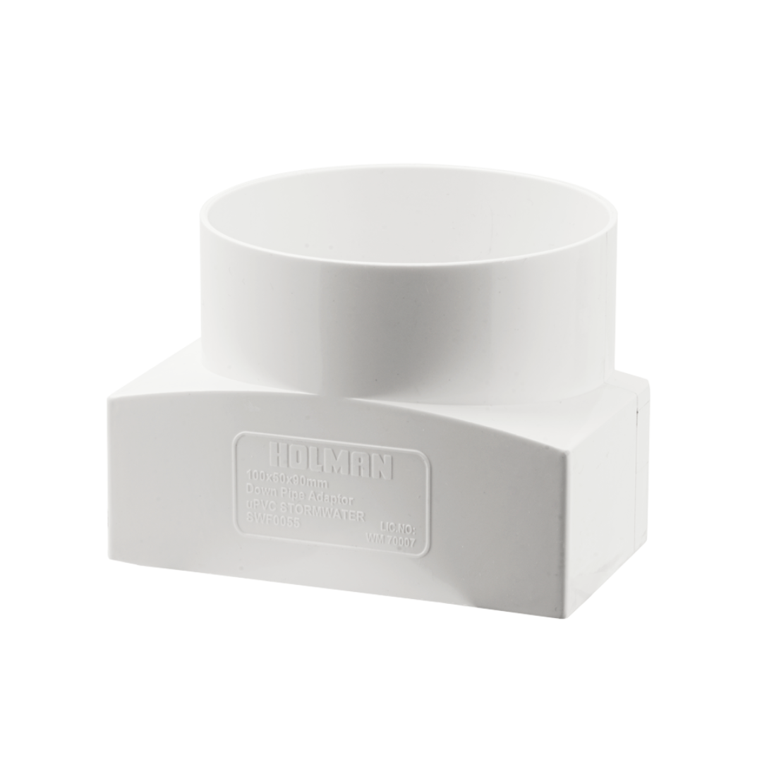 Stormwater Downpipe Adaptor Square to Round