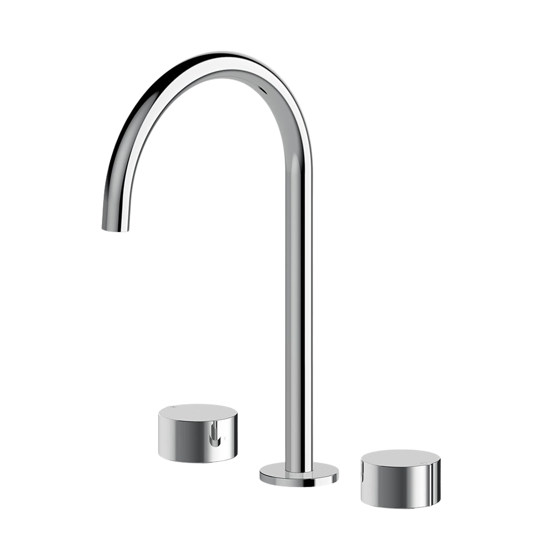Streamline Venn 320Mm Arch Spout Basin Set Chrome
