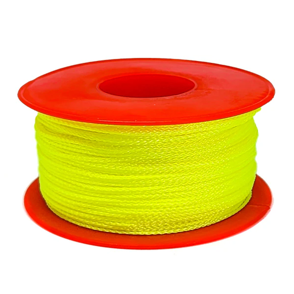String Line 100Mt Nylon Fluro #8  Ea Yellow