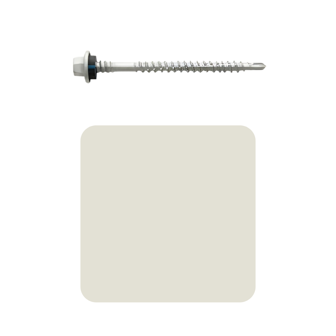 Roofing Screw Timber/Metal M6# 65mm Colorbond (1000 Pack)