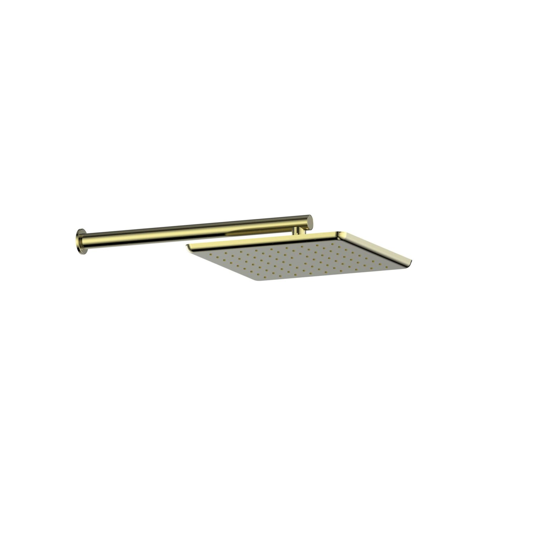 Greens Skyla Wall Shower Pvd Brushed Brass