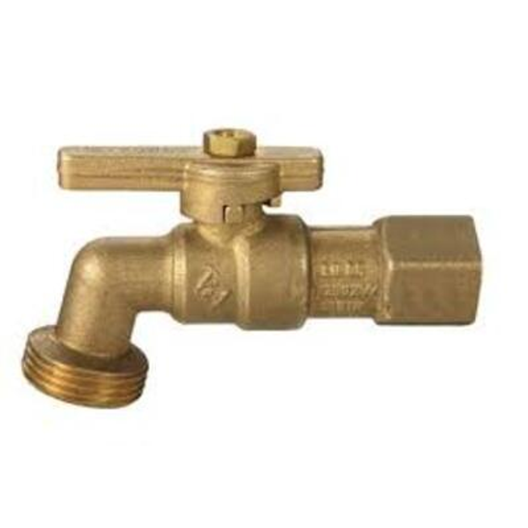 Male Quarter Turn Hose Bib 12Mm Brass