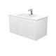 Fienza Dolce 900mmCeramic Mila Shaker Wall Hung Cab No Handles Right 3 Tap Hole