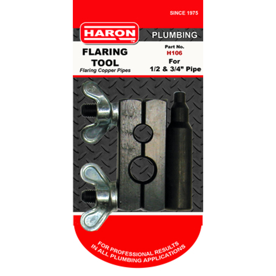 Haron Flaring Tool Block & Pin 1/2  3/4 H106