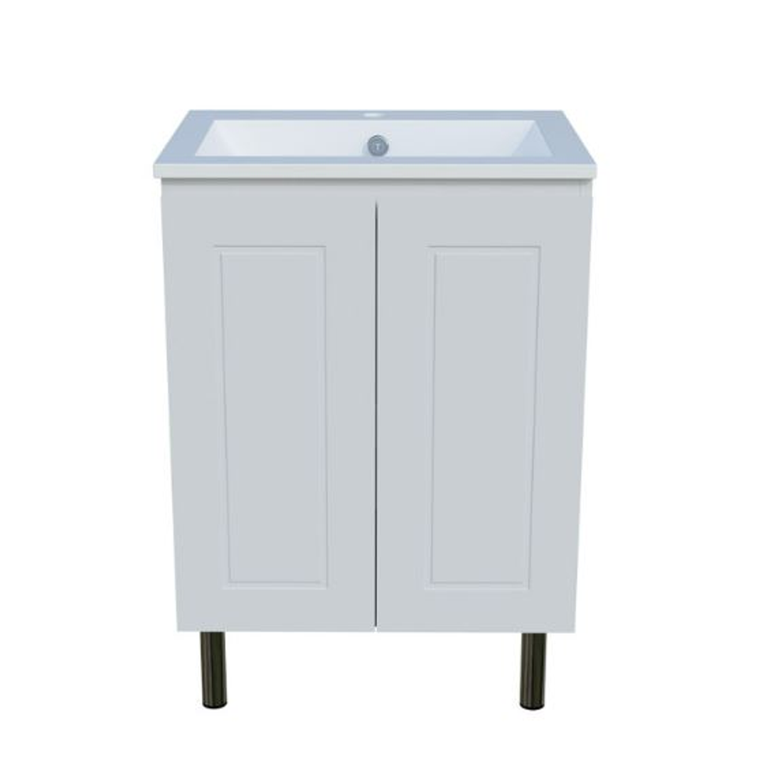 Timberline Nevada Classic Vanity 600 Alpha Ceramic Top On Legs
