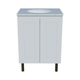 Timberline Nevada Classic On Legs Vanity 600 Silksurface White Gloss U/C Basin