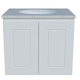 Timberline Nevada Classic WH Vanity 600 Silksurface White Gloss U/C Basin