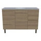 Timberline Nevada Vanity 1200mm Right Wg Basin Silksurface Uc Top On Legs
