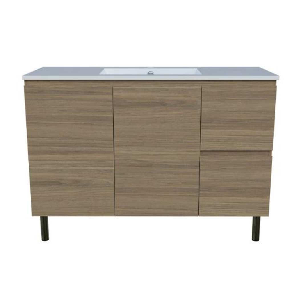 Timberline Nevada Vanity 1200 Alpha Ceramic Top On Legs