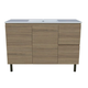 Timberline Nevada Vanity 1200 Alpha Offset Ceramic Top On Legs