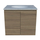 Timberline Nevada Vanity 600 Silksurface Top White Gloss U/C Basin Wall Hung N60Mw-U