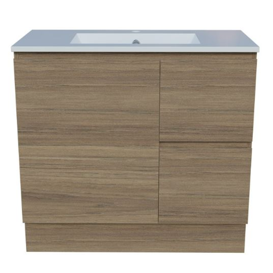 Timberline Nevada Vanity 900 Alpha Offset Ceramic Top Floorstanding N90Osaf