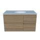 Timberline Nevada Vanity 900 Silksurface Top White Gloss U/C Basin Wall Hung N90Mw-U