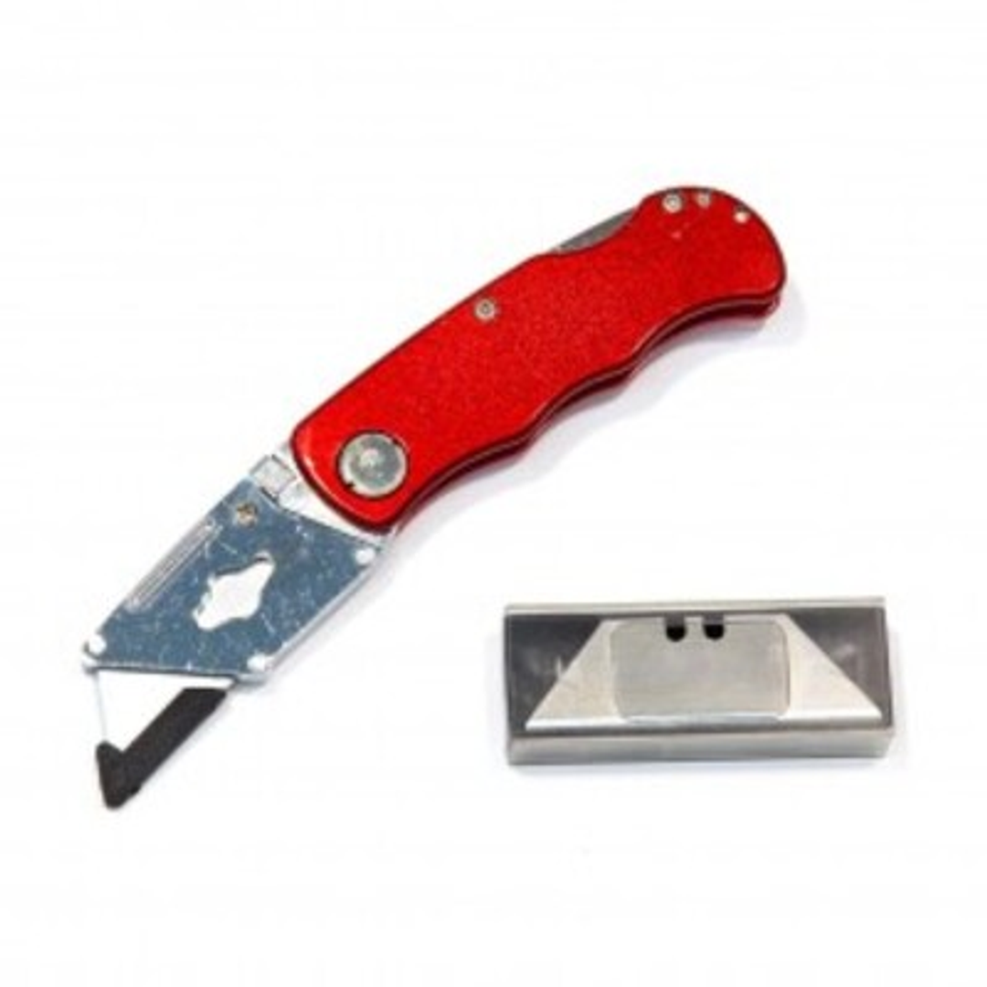 Tolsen Folding Snap Lock Utility Knife W/Blades 30007