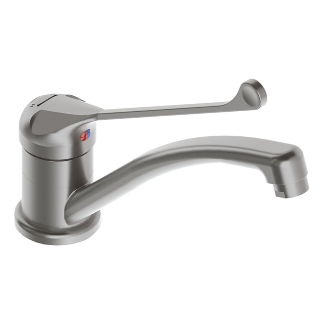 Galvin Tm-Snkxd Clinilever Chrome Plated Hospital Single Lever Sink Mixer 250Mm Reach