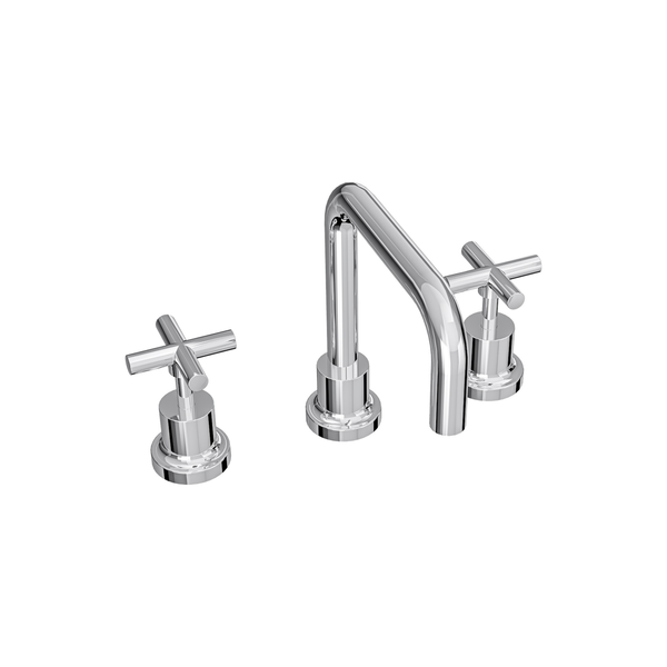 Linsol Tre Cross Handle Basin Set - Chrome