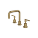 LINSOL Tre Lever Handle Basin Set - Brushed Brass