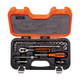 Bahco 29 Piece 1/4' Socket Set   S290