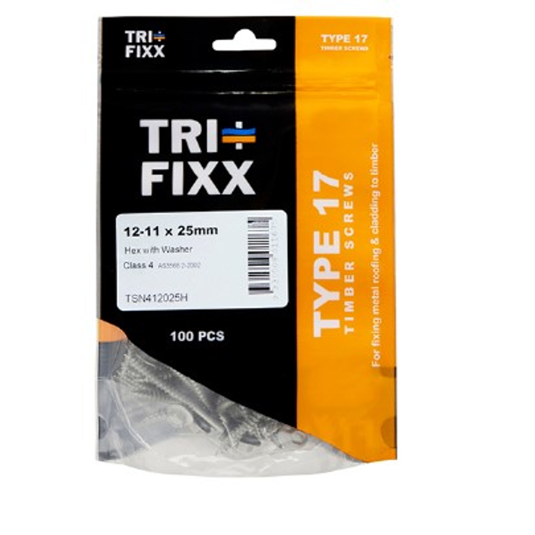 Roofing Screw Timber 12# 65mm Colorbond (1000 Pack)