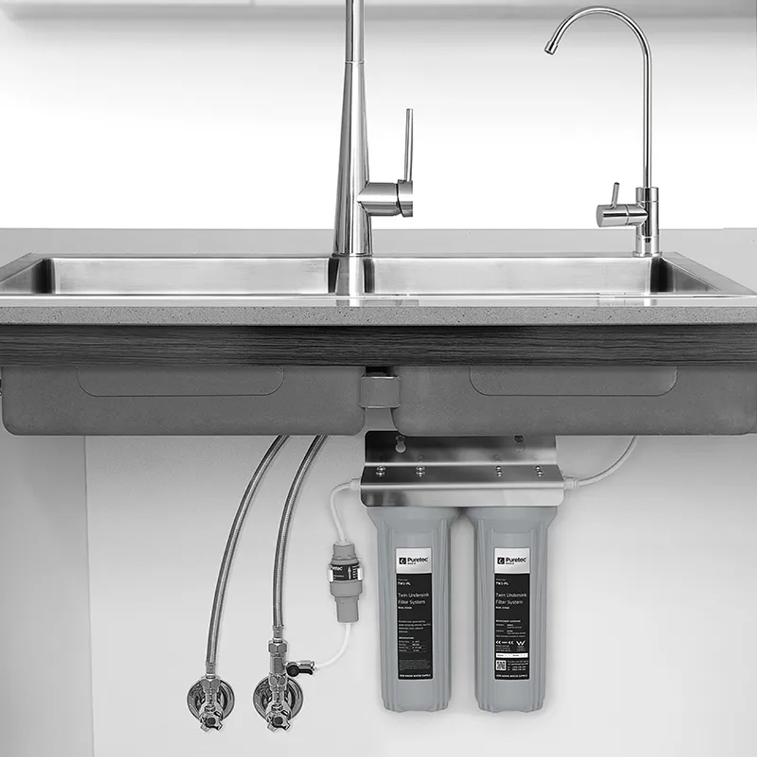Puretec Tw1 Twin System Undersink With Ot235 Faucet Ec951 & Mb051