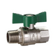 12Mm Mf Brass Ball Valve Watermarked Dza/Aga T/Head