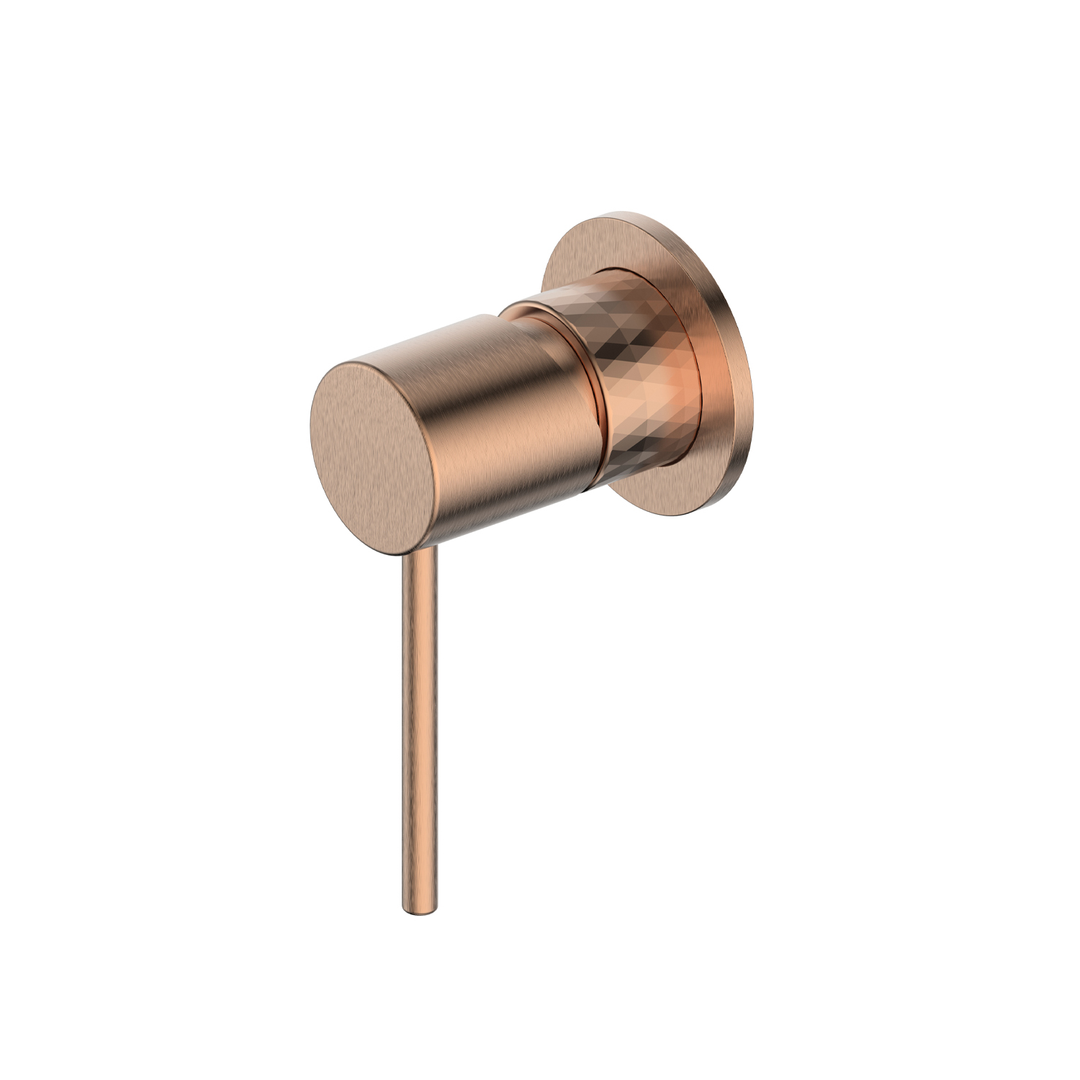 Greens Tesora Shower Mixer Pvd Brushed Copper