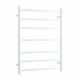 Thermorail 7 BAR HEATED TOWEL RAIL 600 X 800 X 122MM SATIN WHITE