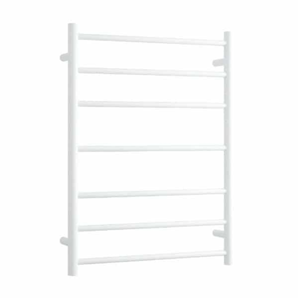 Thermorail 7 BAR HEATED TOWEL RAIL 600 X 800 X 122MM SATIN WHITE