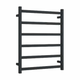 Thermorail STRAIGHT/ SQUARE 600 X 800 X 120MM 104 WATT 6 BAR MATT BLACK